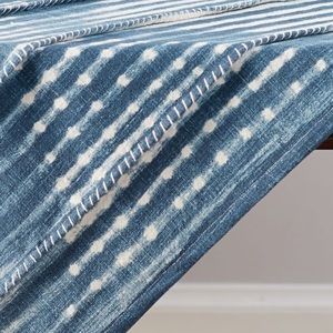 Pottery Barn Shibori Tie Dye Table Throw
